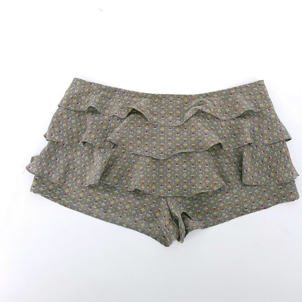 Urban Outfitters Kimchi Blue Floral Ruffle Shorts